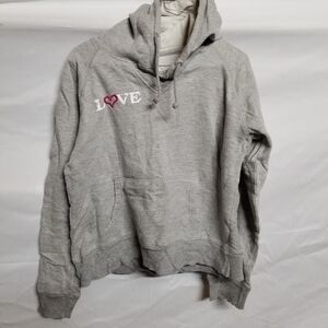 Cozy Gray Love Sweatshirt